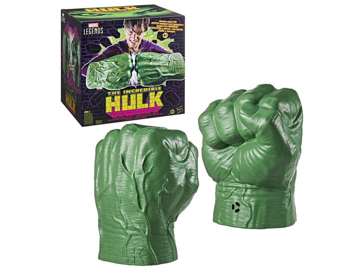 Marvel Legends Series Incredible Hulk Premium Roleplay Fists