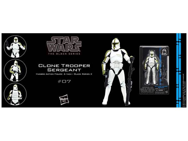 6inch Black Series 2: Clone Troopers Sargent