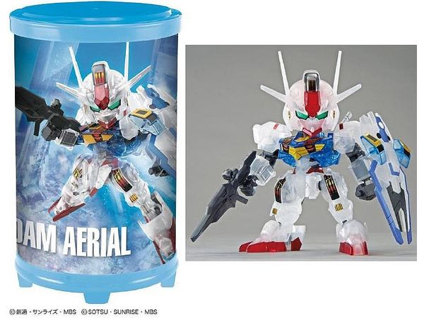 SDEX Gundam Aerial - Round Box Gunpla (Clear Color Ver.)