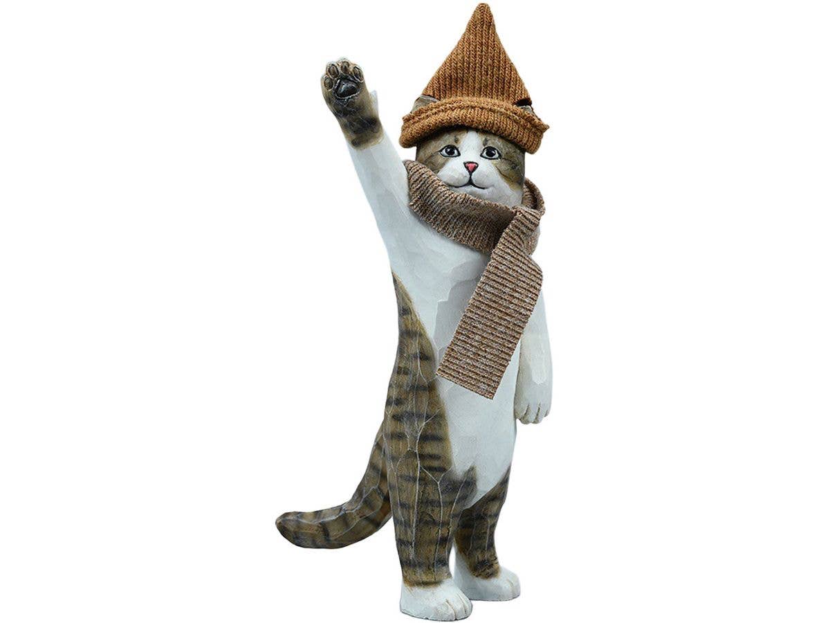 Wood Carving Style Cat 5.0