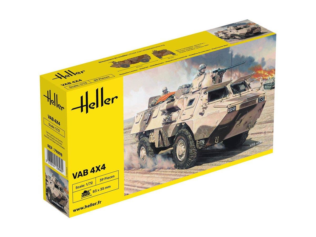 French Army VAB 4 x 4 Armored Commissar Transport Vehicle