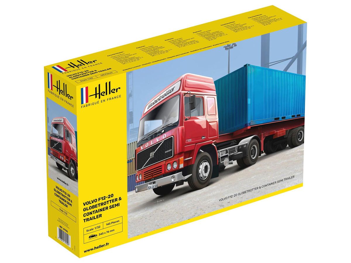 Volvo F12-20 Globetrotter & Container Semitrailer Set