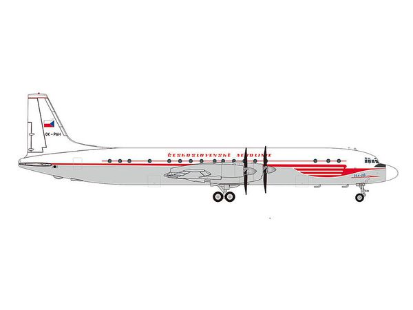 Il-18 Czech Airlines Ok-Pah