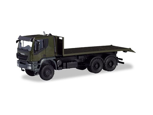 Iveco Trakker 6x6 Roll Off Flat German Federal