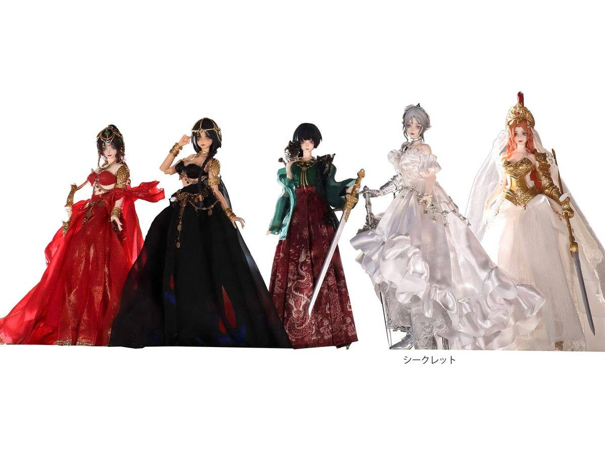 Ghost Blade Series Trading Doll 1Box 4pcs