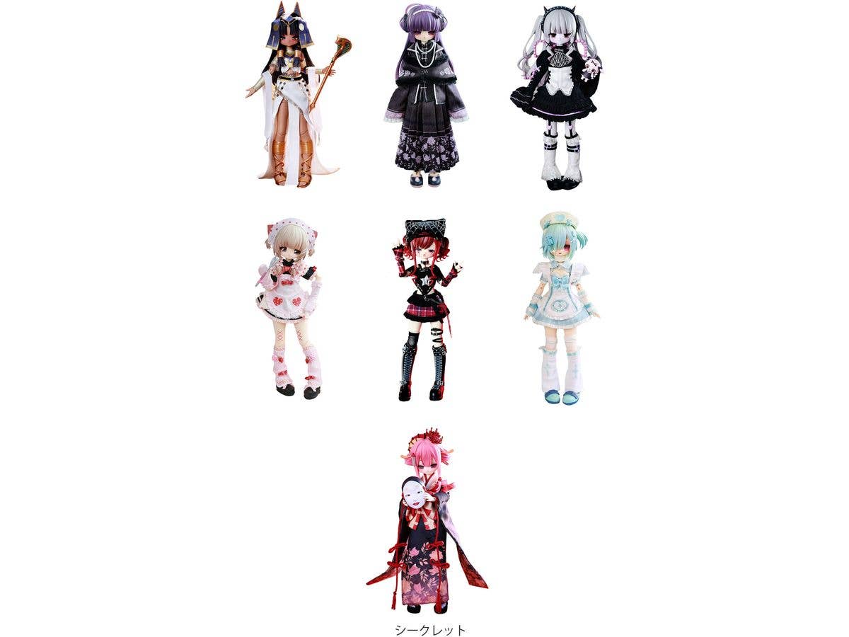 The Dark Side Of The Heart: Evil Girls' Trial Series Trading Dolls 1Box 6pcs