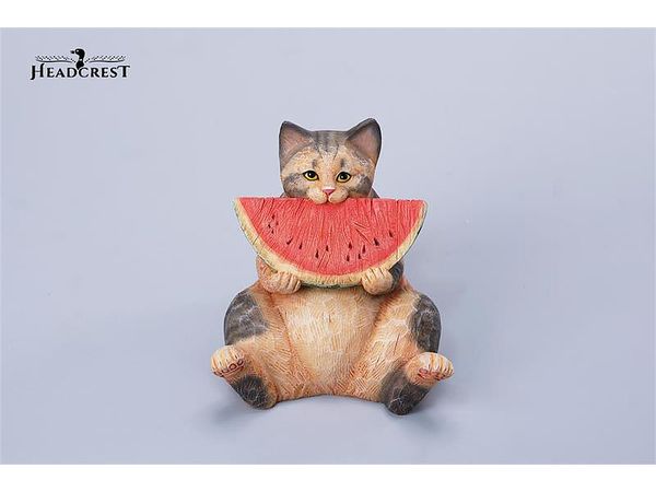 Head Crest Wood Carving Cat 9.0 A