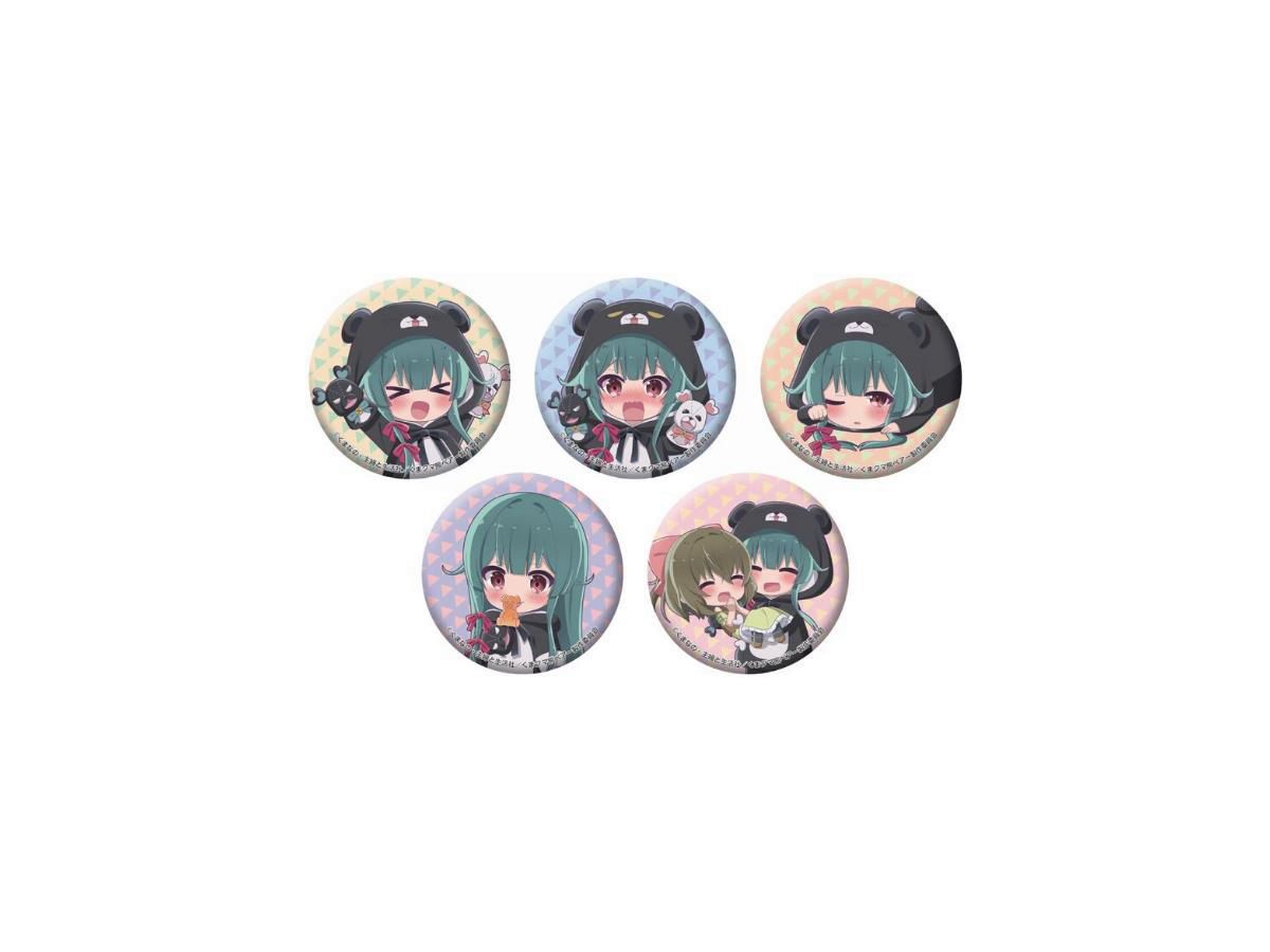 Kuma Kuma Kuma Bear: Japanese Paper Style Can Badge 1Box 5pcs