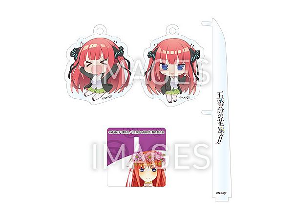 The Quintessential Quintuplets: Acrylic Keychain Display Set 2 Nino Nakano
