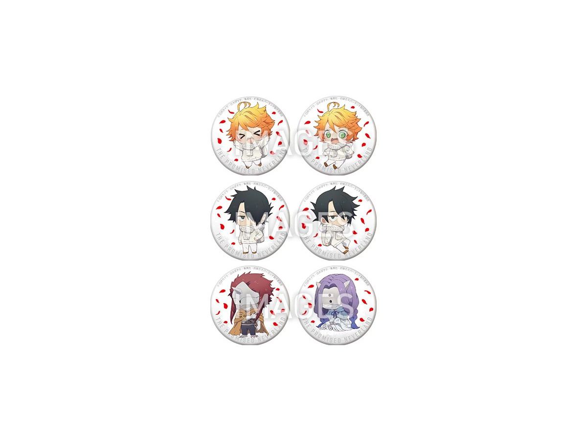 The Promised Neverland: Thick Can Badge 1Box (6pcs)