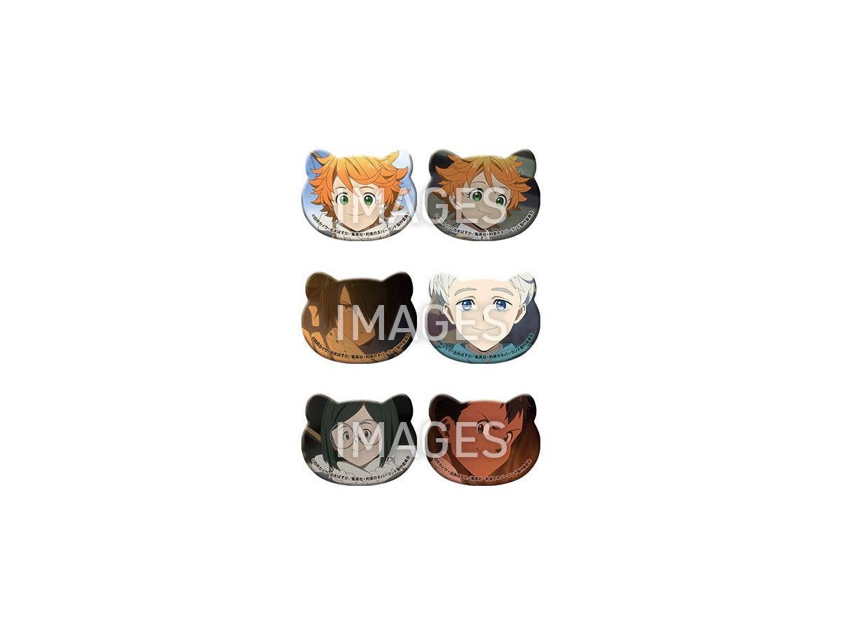 The Promised Neverland Kemomimi Can Badge: 1Box (6pcs)