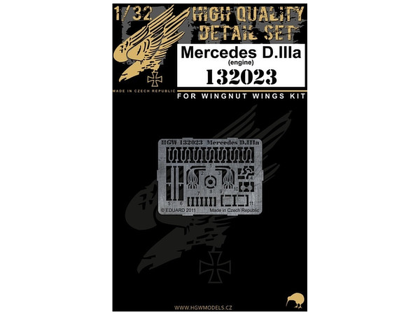 Mercedes D.IIIa Engine (for Wingnut Wings)