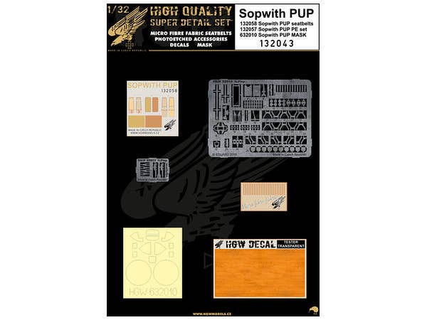 Sopwith Pup Super Detail Set (for Wingnut Wings)
