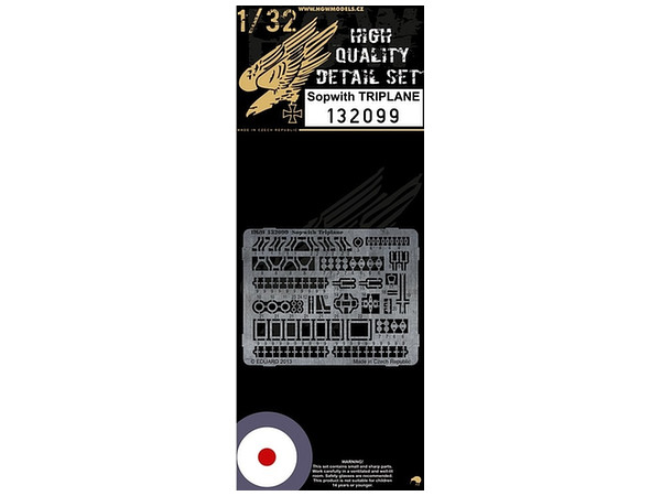 Sopwith Triplane Photoetched Parts (for Wingnut Wings)