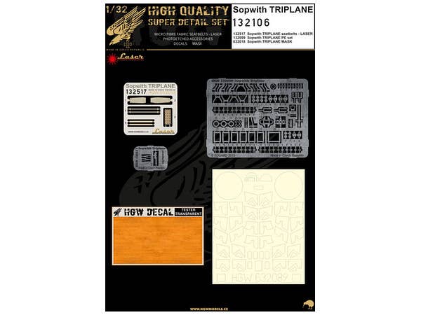 Sopwith Triplane Super Detail Set (for Wingnut Wings)