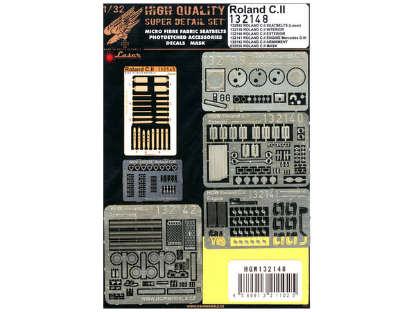 Roland C.II Super Detail Set (for Wingnut Wings)