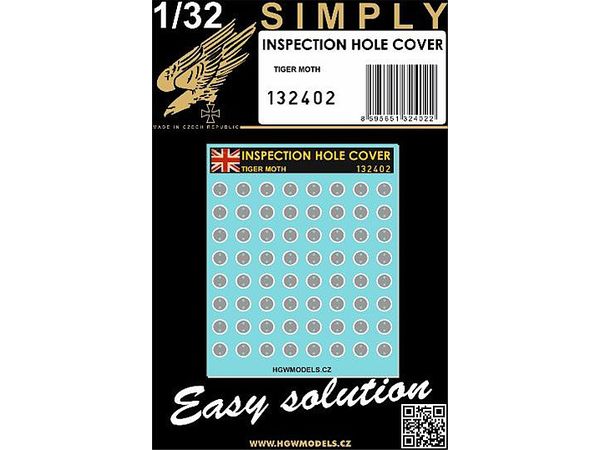 DH Tiger Moth Inspection Hatch 3D Decal
