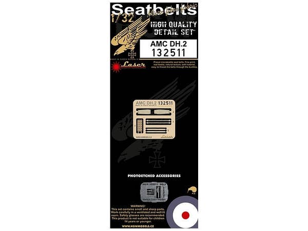 AMC DH.2 Fabric Seatbelt (for Wingnut Wings)