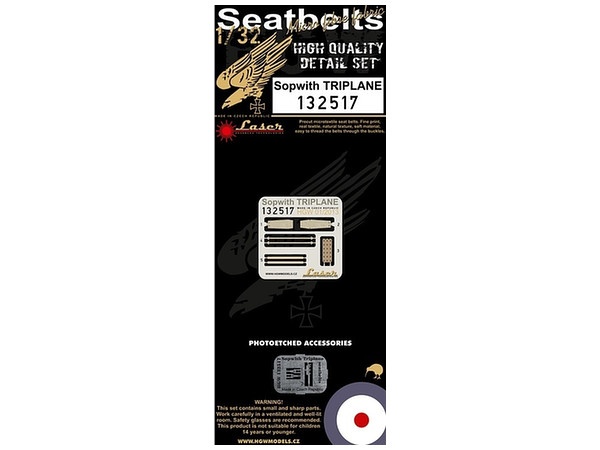 Sopwith Triplane Fabric Seatbelt (for Wingnut Wings)