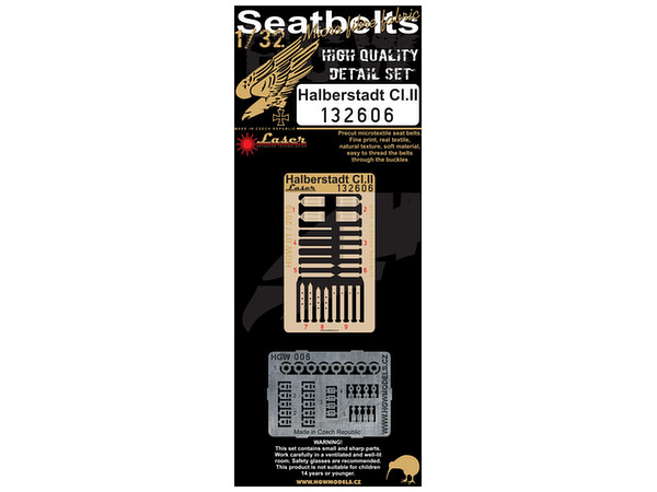 Halberstadt CI.II Fabric Seatbelt (for Wingnut Wings)