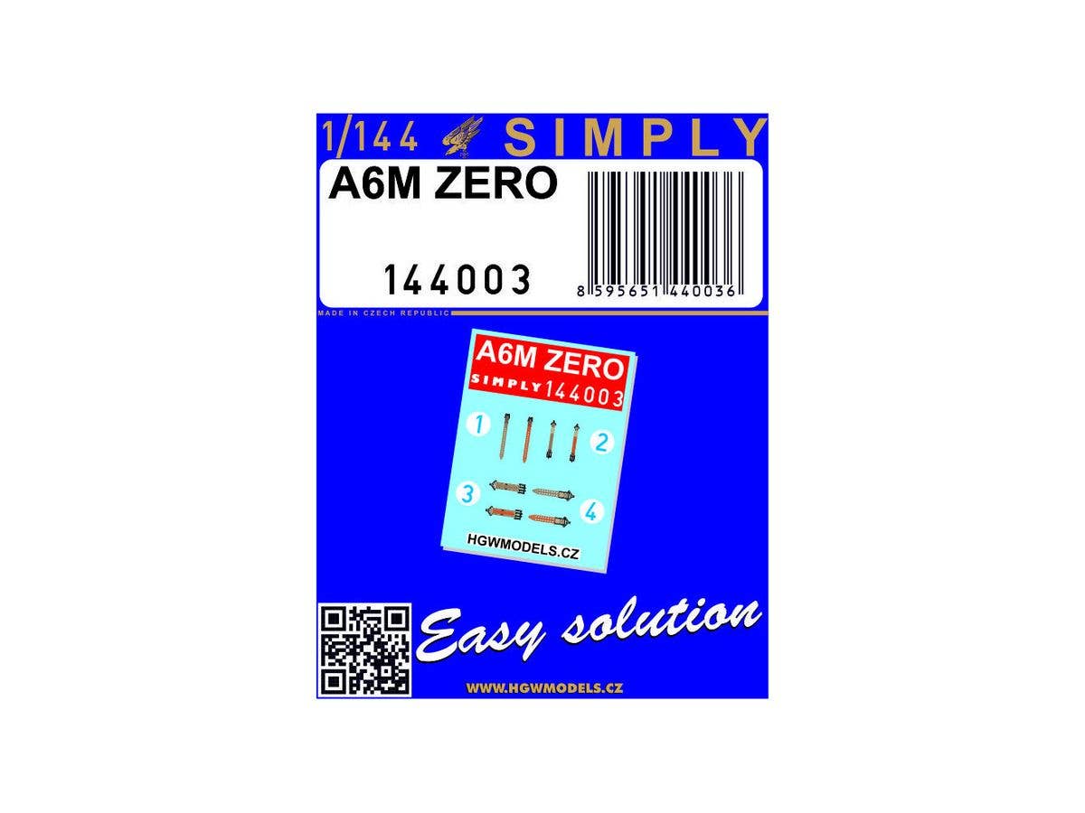 A6M ZERO - Seatbelts (Contains 2 machines)