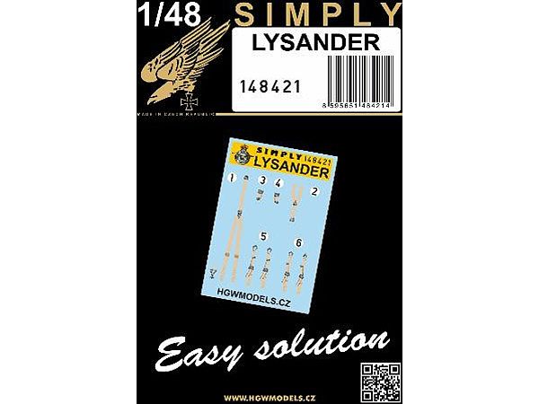 Westland Lysander 3D Decal Seatbelt