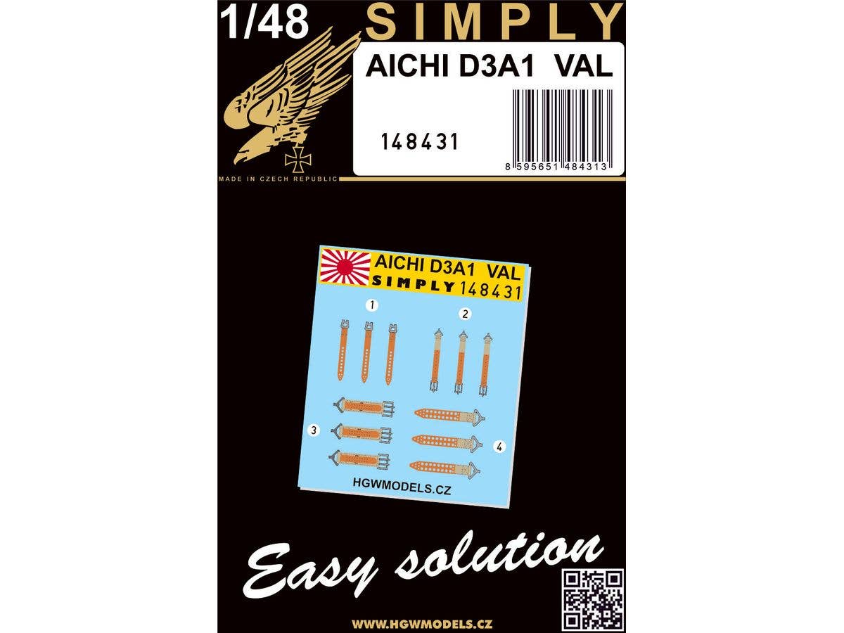 Aichi D3A1 Val Simply Edition - Relief Print