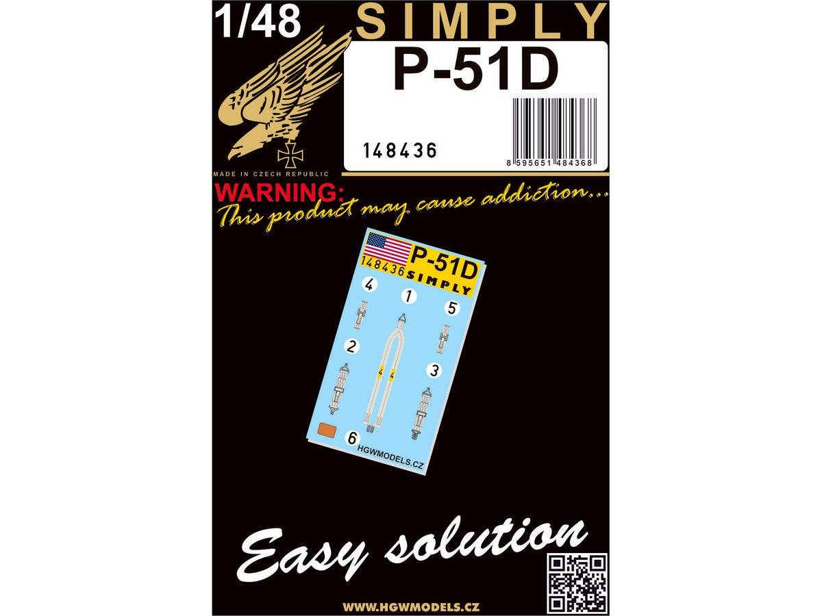 P-51D Mustang Simply Edition - Relief Print