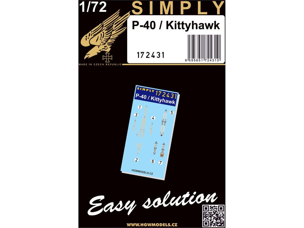 P-40 / Kittyhawk Simply Edition - Relief Print