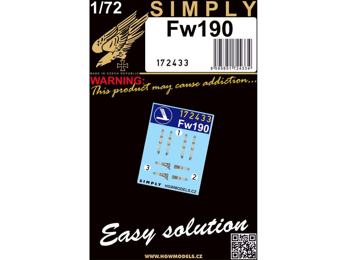 Focke Wulf Fw190 Simply Edition - Relief Print