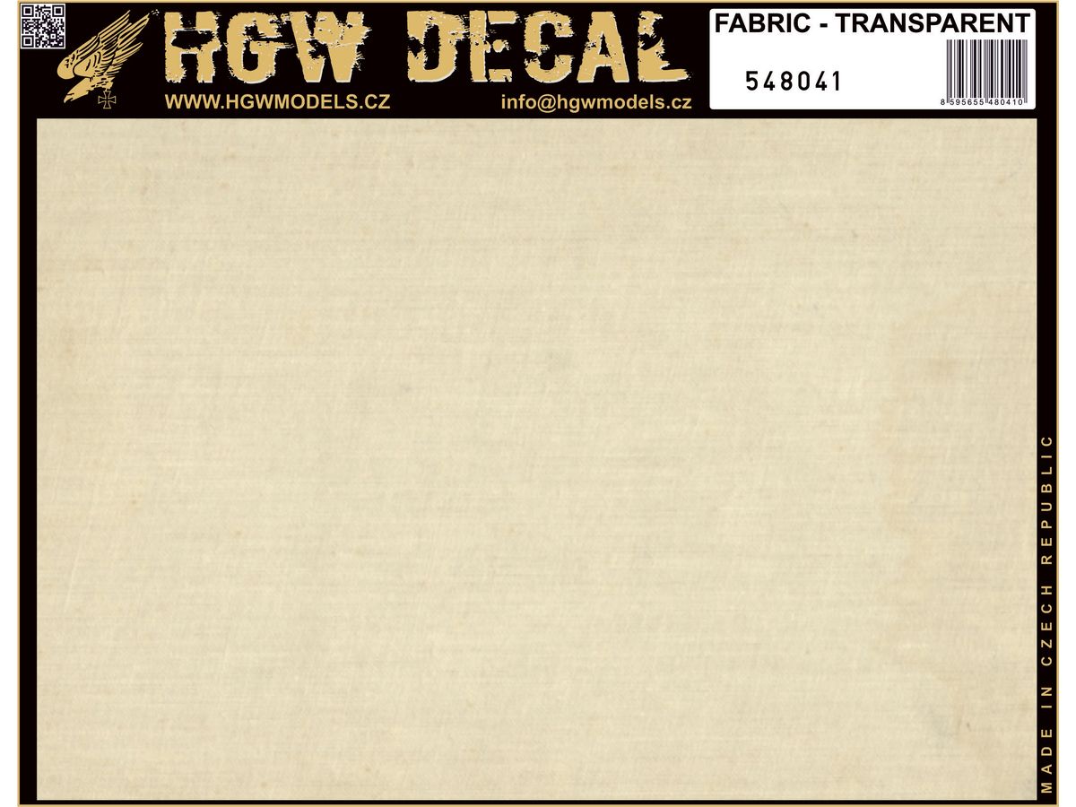 Fabric, clear base