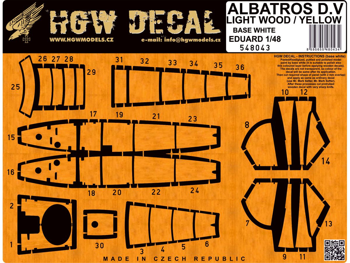 Albatros D.V / D.Va - Yellow, white base