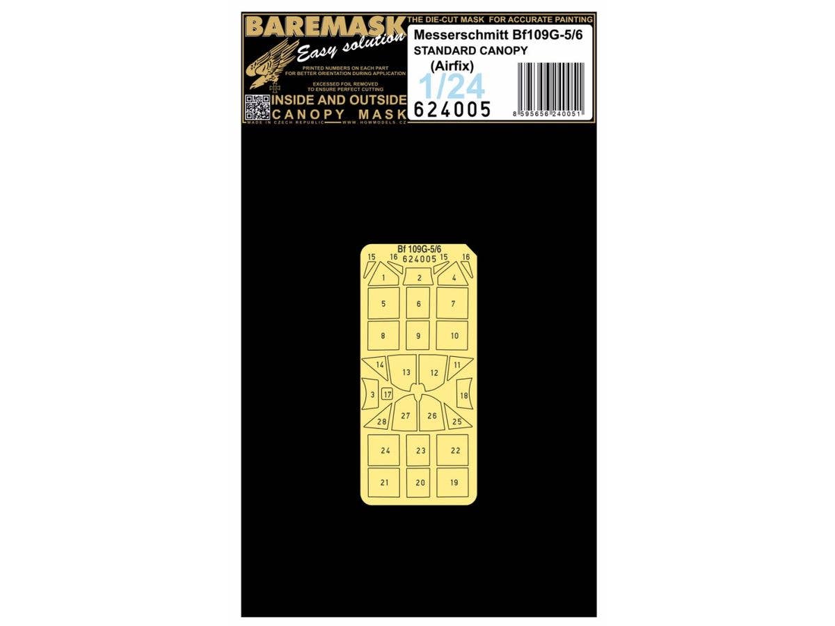 Bf109G-5/6 - Masks (Early Canopy) (for Airfix)