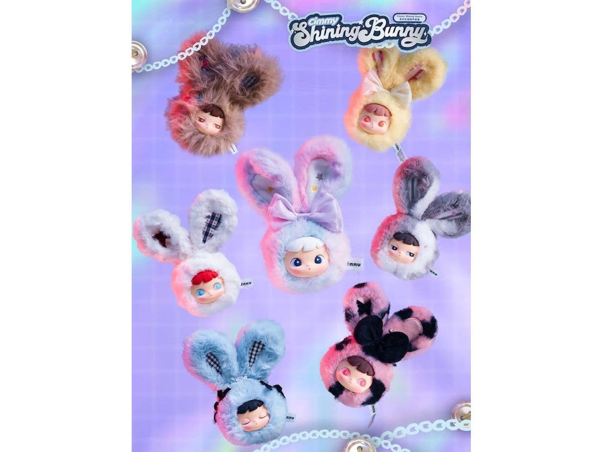Cimmy - Shining Bunny plush pendant blind box 1Box 6pcs