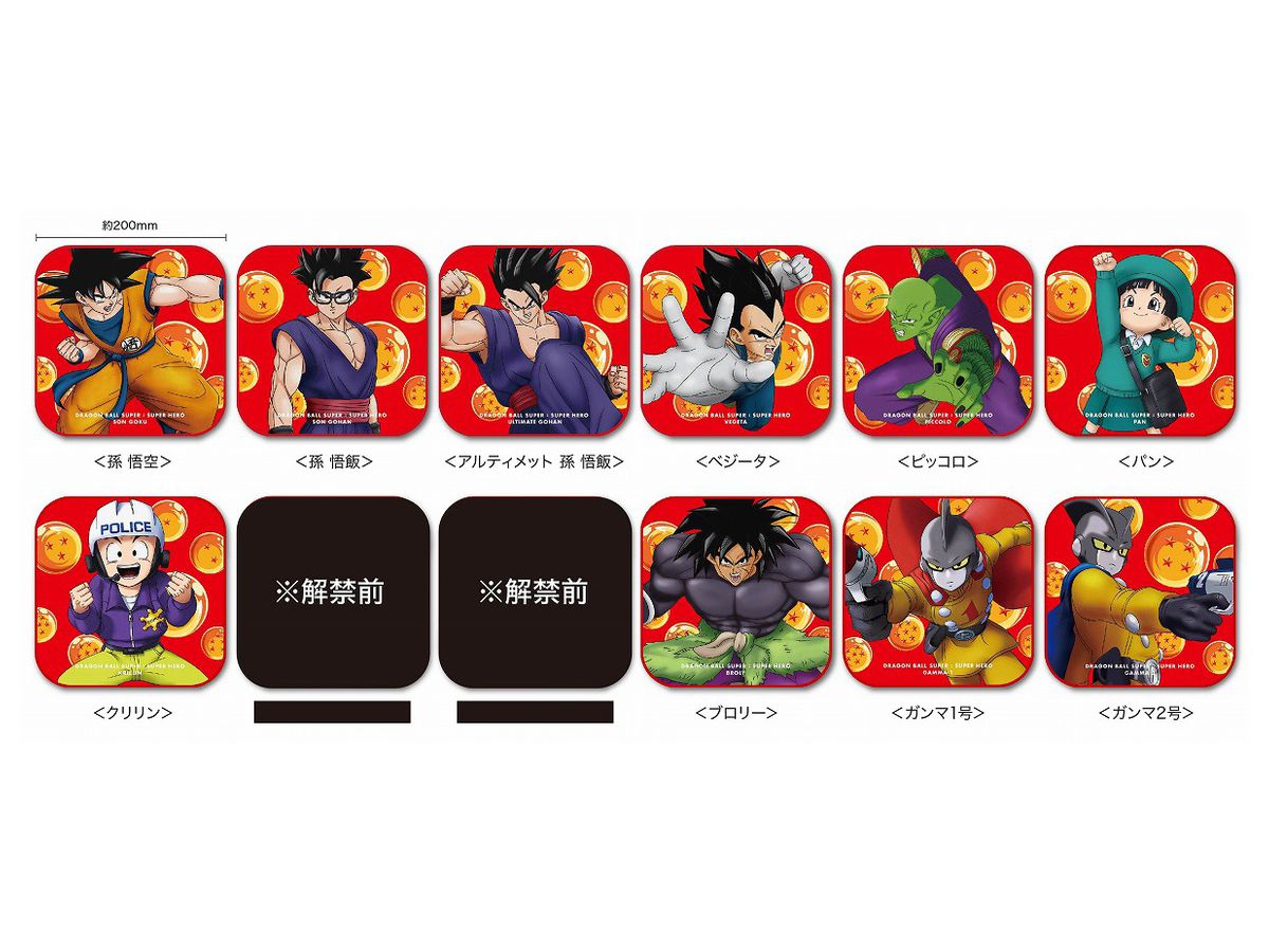 Dragon Ball Super Super Hero: Mini Towel: 1Box (12pcs)