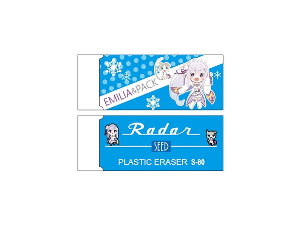 Re:ZERO -Starting Life in Another World- Radar Eraser 1 Emilia & Pack