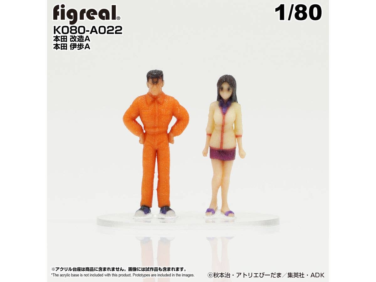 KochiKame Figure 2-Figure Set A022 Kaizo Honda A / Ibu Honda A