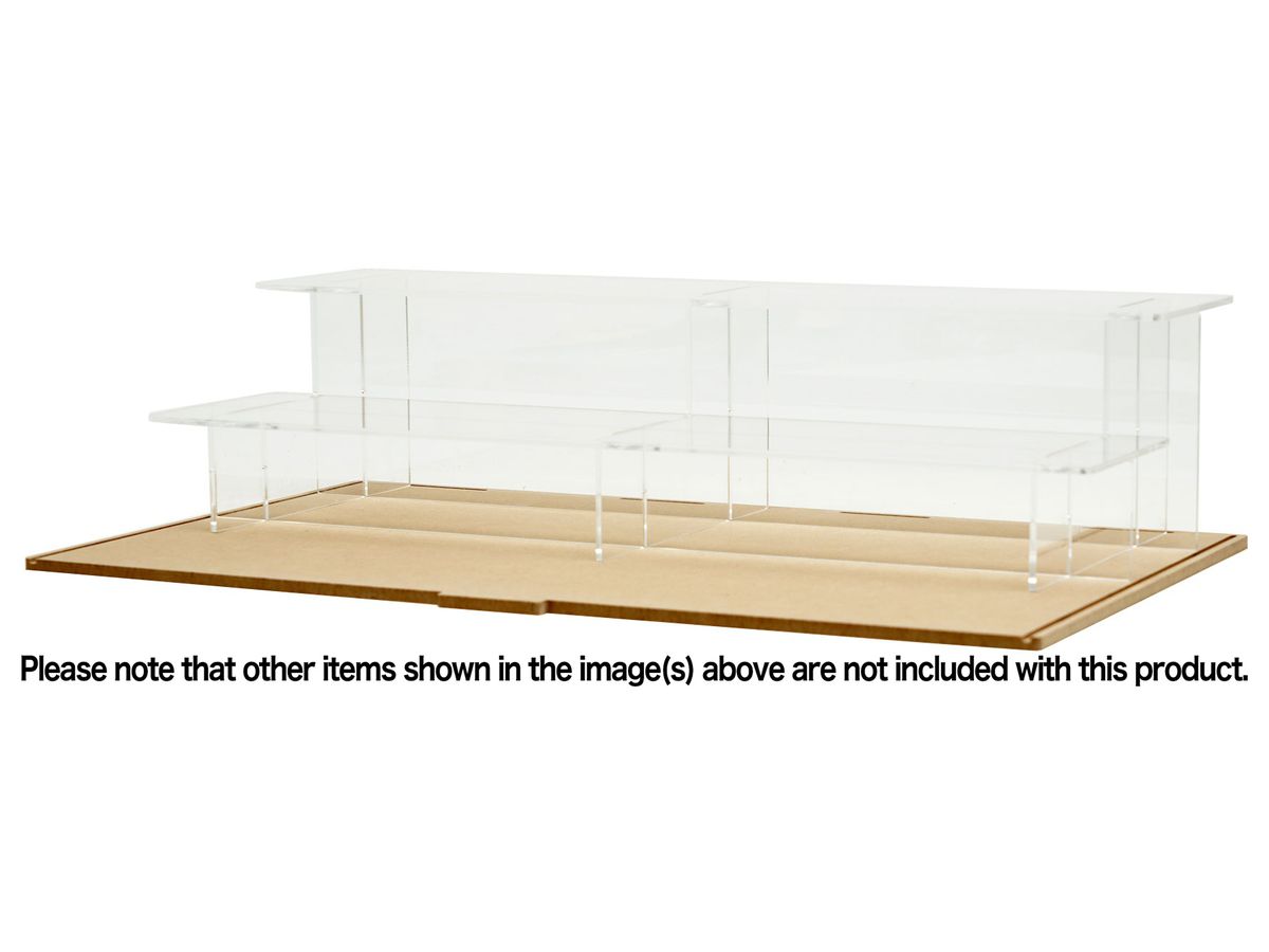 Collection Case Acrylic Stage for X (2 Step / Height 100mm / 50mm)