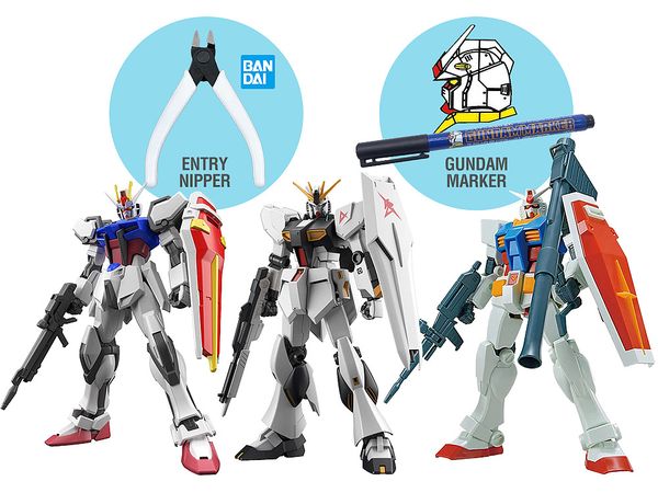 Gundam Entry Grade Boxless Bundle Set B (Cheap to Ship!)