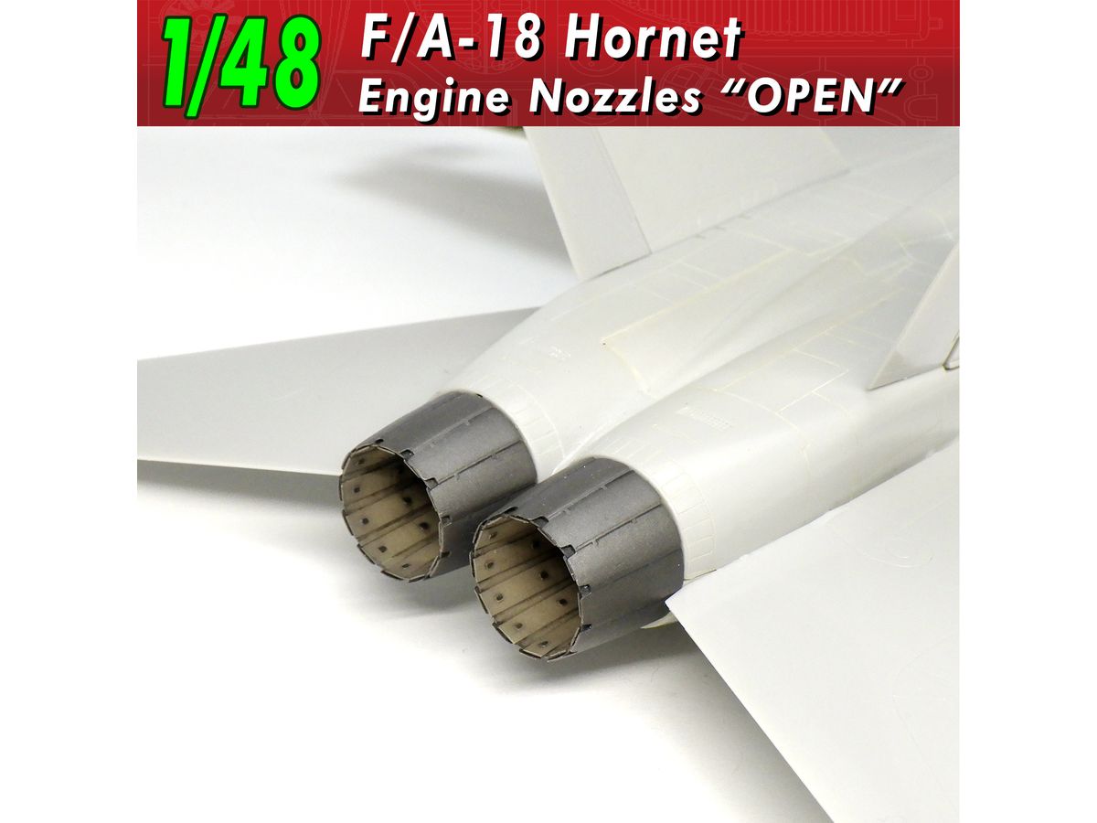 F/A-18 Hornet Engine Nozzles OPEN