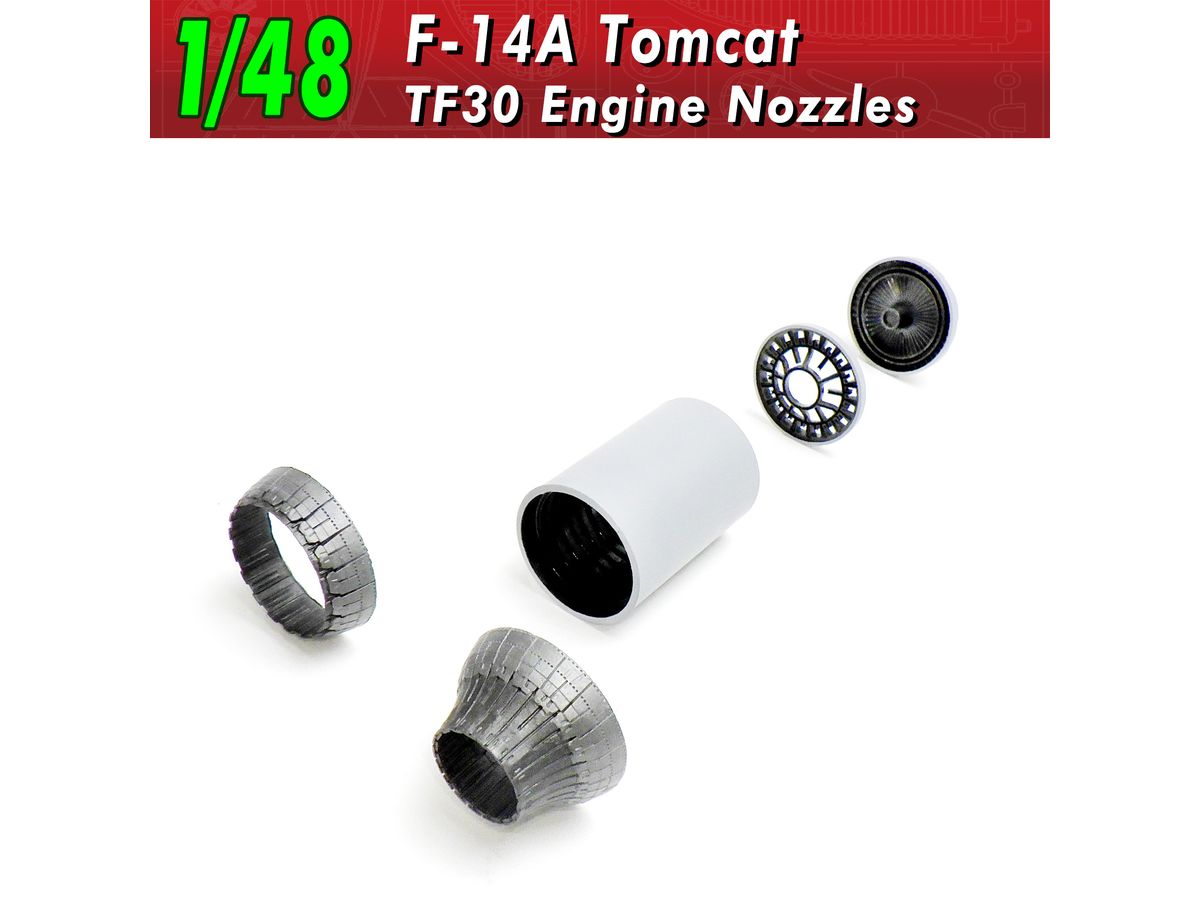 F-14A Tomcat TF30 Engine Nozzles