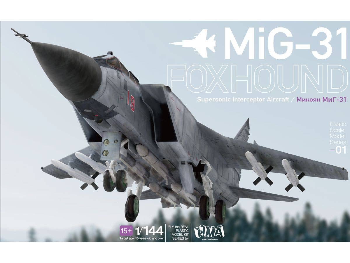 MiG-31 Foxhound Plastic Model Kit