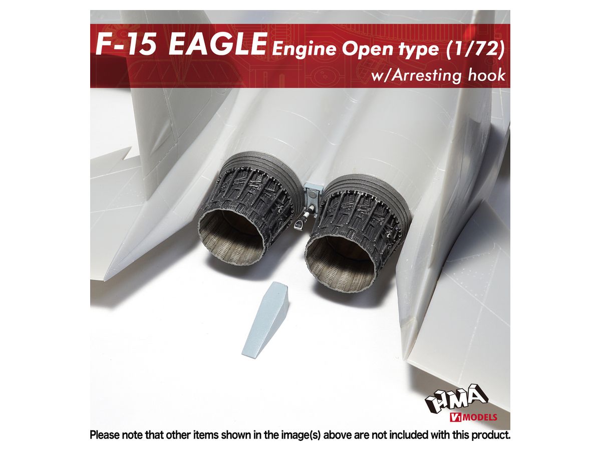 F-15 Eagle Engine Nozzle Open Type w / Arresting Hook