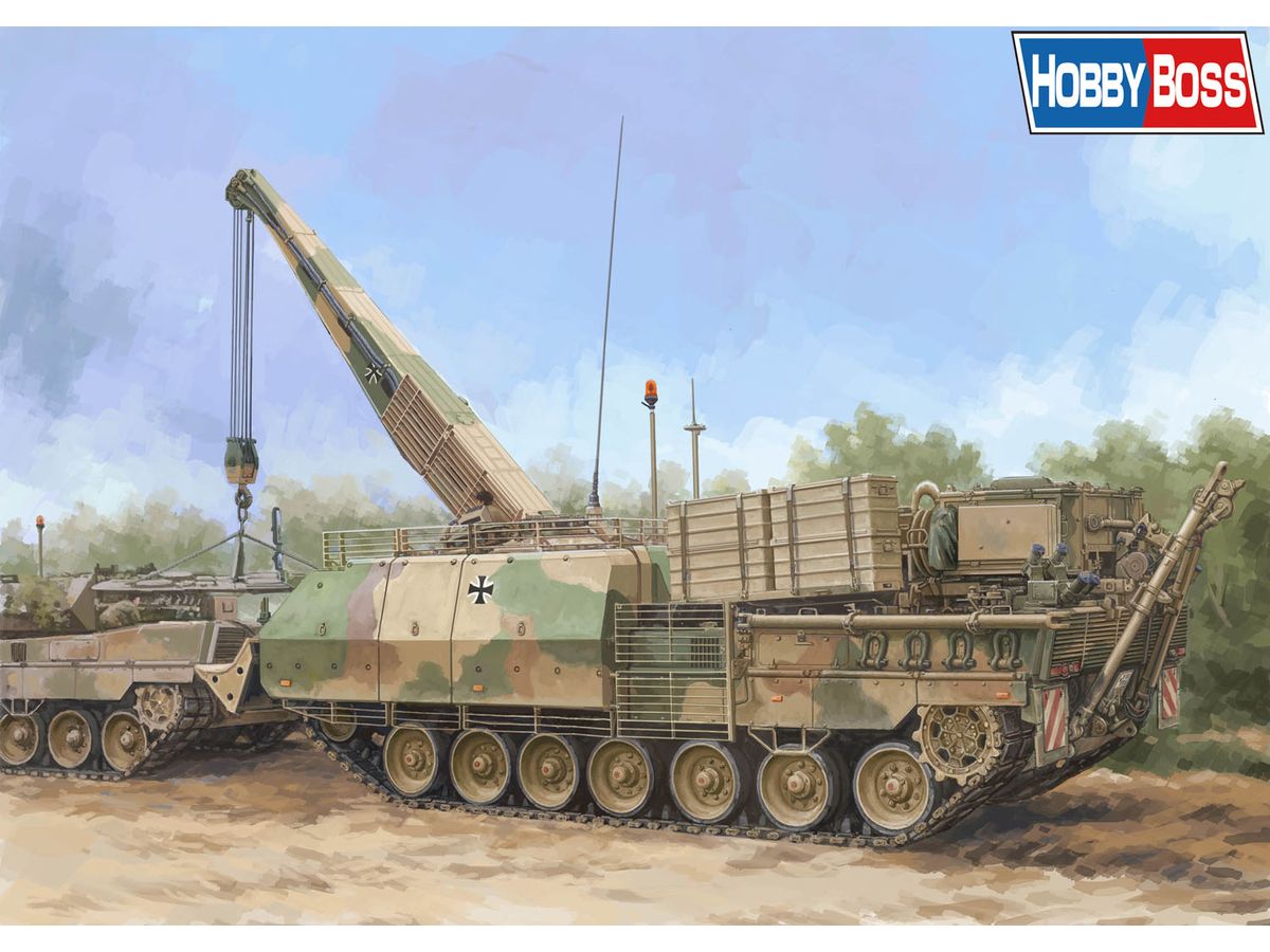German Army BPz3A1 Buffalo Armored Recovery Vehicle