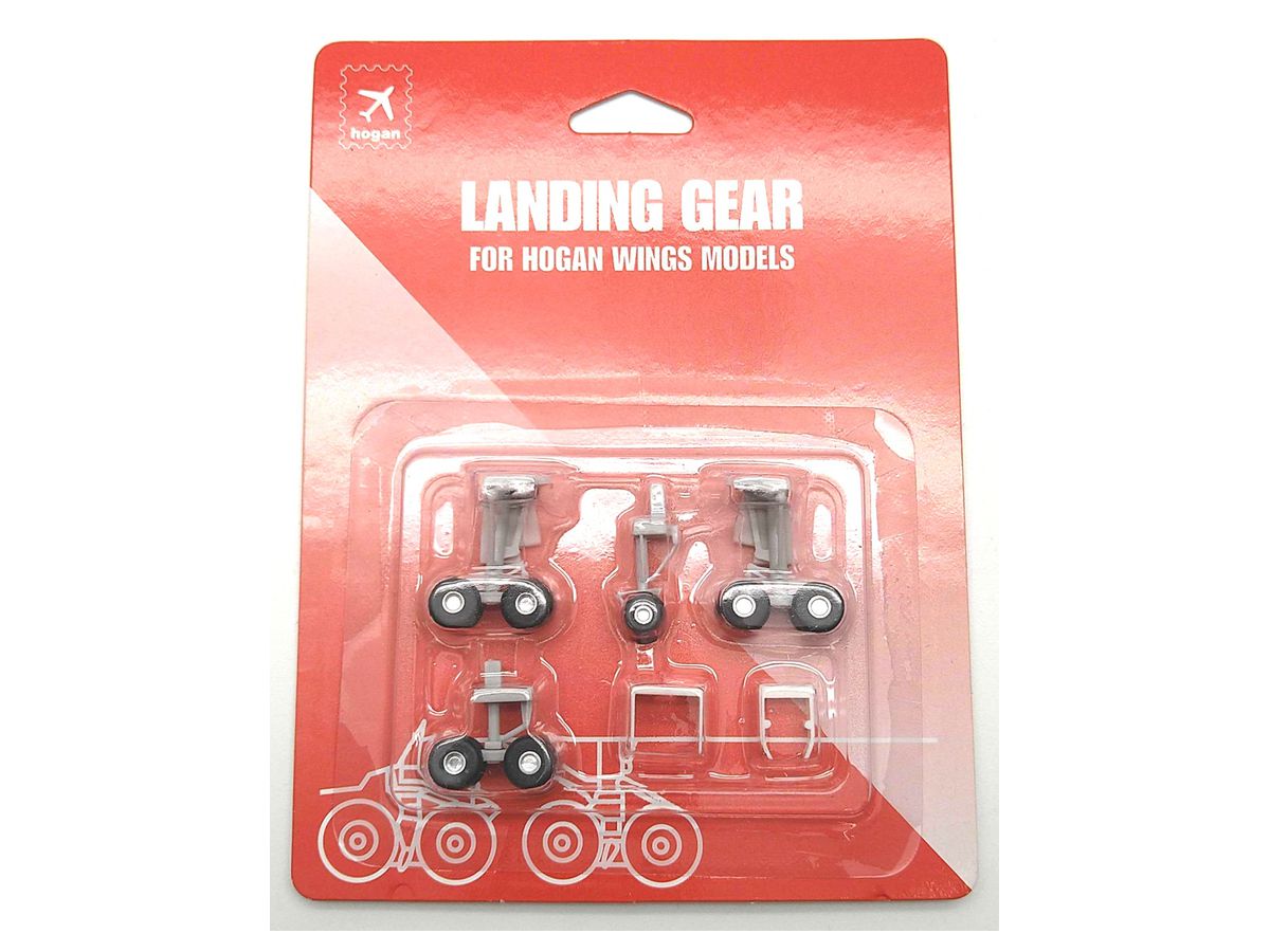 Landing Gear Set A340-500/600 with Rubber Tires