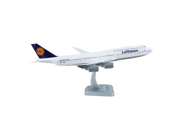 B747-8I Lufthansa with Stand without Landing Gear