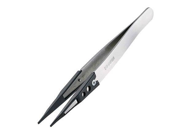 ESD Tip Tweezers Straight Type 1.2mm