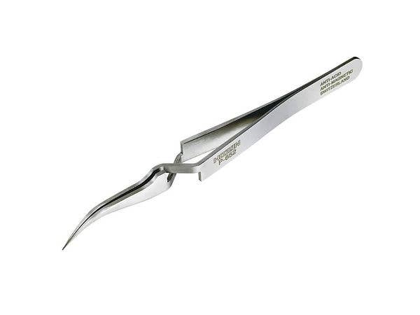 Reverse-Action Tweezers (Precision Bent-Tip Type)