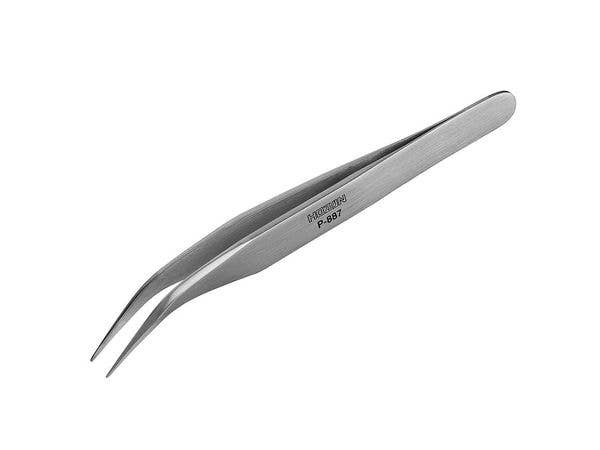 Bent-tip Tweezers 0.6mm (SUS420J2)