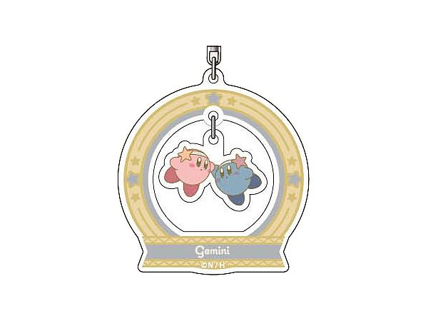 Kirby: KIRBY Horoscope Collection Yuratto Acrylic Keychain 03 Gemini / YAK
